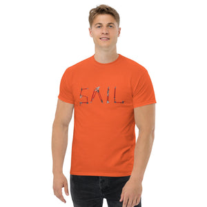 Boatbranding Orange / S Sail Men's classic tee Sailing-Gift Regatta Yacht Sailing-Lifestyle Sailing-Apparel Nautical-Fashion Nautical-Gear