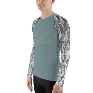 Boatbranding Rash Guard ILCA Laser sailing design Men's Rash Guard - Long Sleeve Sailing-Gift Regatta Yacht Sailing-Lifestyle Sailing-Apparel Nautical-Fashion Nautical-Gear