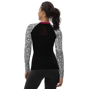 Boatbranding Rash Guard J70 yacht sailing design women's Rash Guard. - Long Sleeve Sailing-Gift Regatta Yacht Sailing-Lifestyle Sailing-Apparel Nautical-Fashion Nautical-Gear