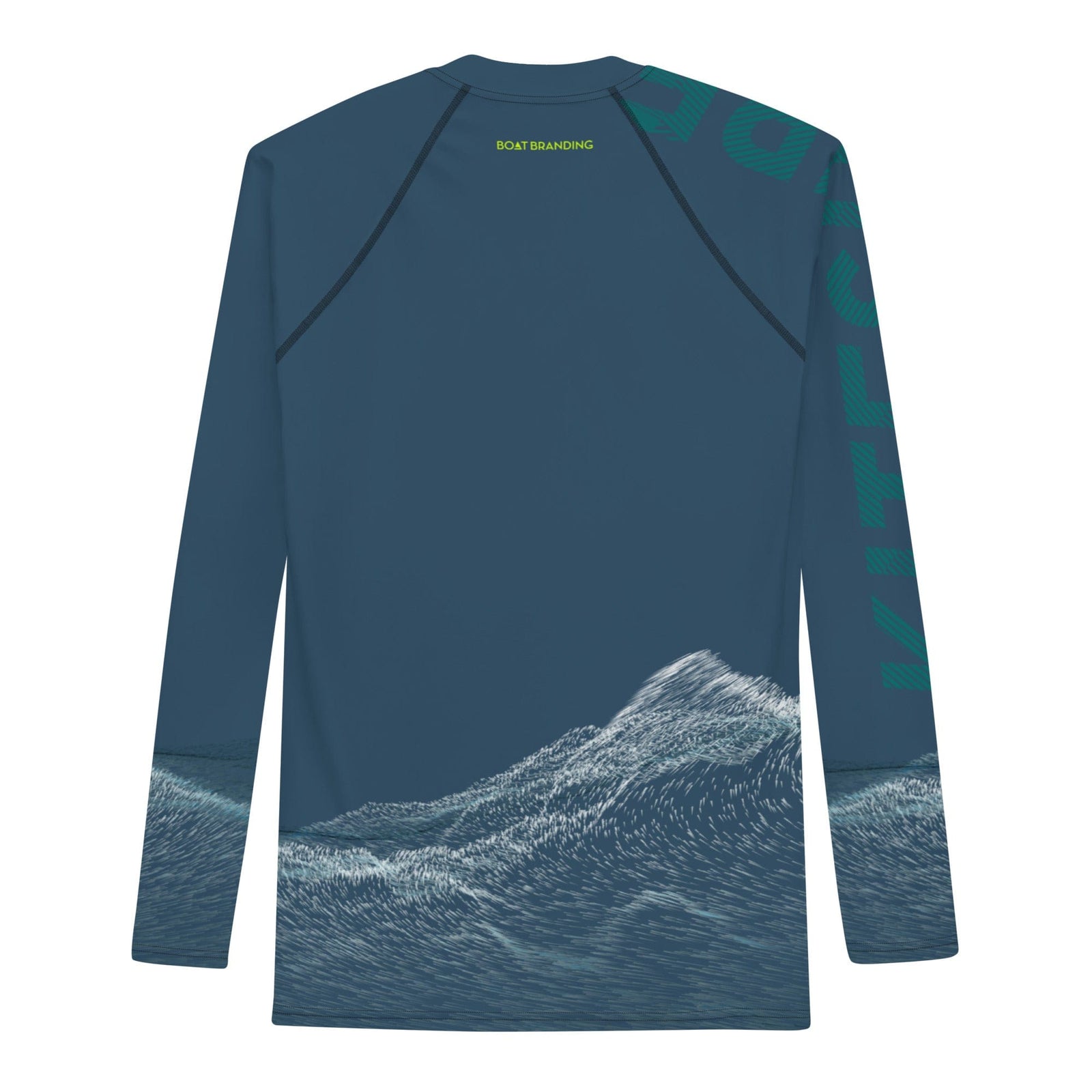Boatbranding Rash Guard XS Kitesurfing sailing design Men's Rash Guard - Long Sleeve Sailing-Gift Regatta Yacht Sailing-Lifestyle Sailing-Apparel Nautical-Fashion Nautical-Gear