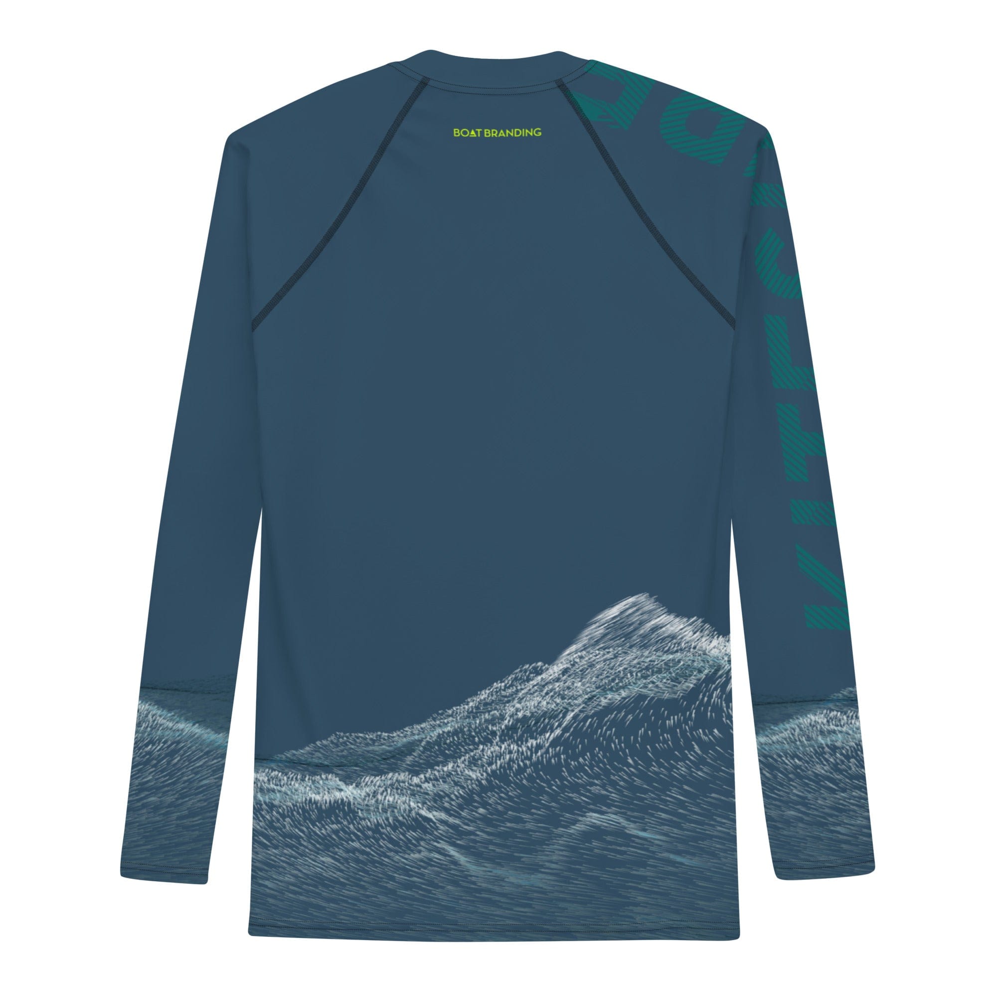 Boatbranding Rash Guard XS Kitesurfing sailing design Men's Rash Guard - Long Sleeve Sailing-Gift Regatta Yacht Sailing-Lifestyle Sailing-Apparel Nautical-Fashion Nautical-Gear