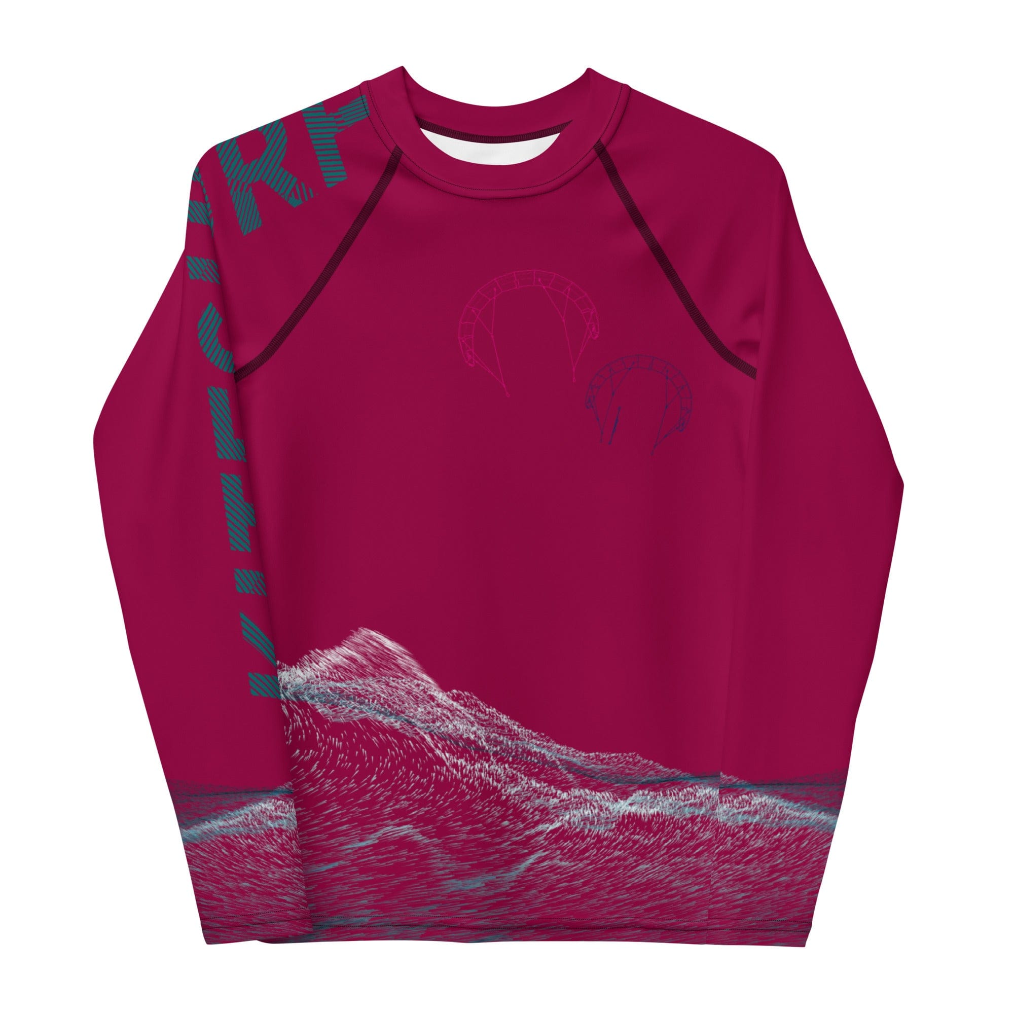 Boatbranding Rash Guard 8 Kitesurfing sailing design Youth Girl Rash Guard - Long Sleeve Sailing-Gift Regatta Yacht Sailing-Lifestyle Sailing-Apparel Nautical-Fashion Nautical-Gear