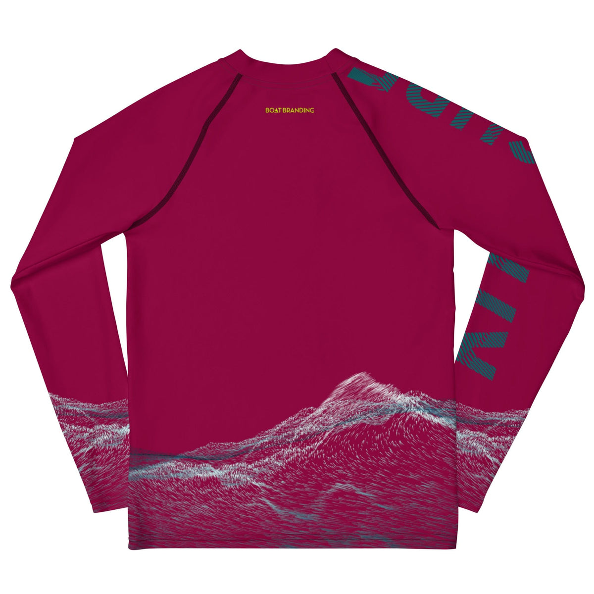 Boatbranding Rash Guard Kitesurfing sailing design Youth Girl Rash Guard - Long Sleeve Sailing-Gift Regatta Yacht Sailing-Lifestyle Sailing-Apparel Nautical-Fashion Nautical-Gear
