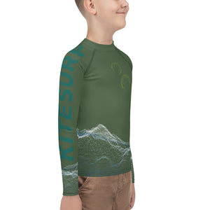 Boatbranding Rash Guard Kitesurfing sailing design Youth unisex Rash Guard - Long Sleeve Sailing-Gift Regatta Yacht Sailing-Lifestyle Sailing-Apparel Nautical-Fashion Nautical-Gear