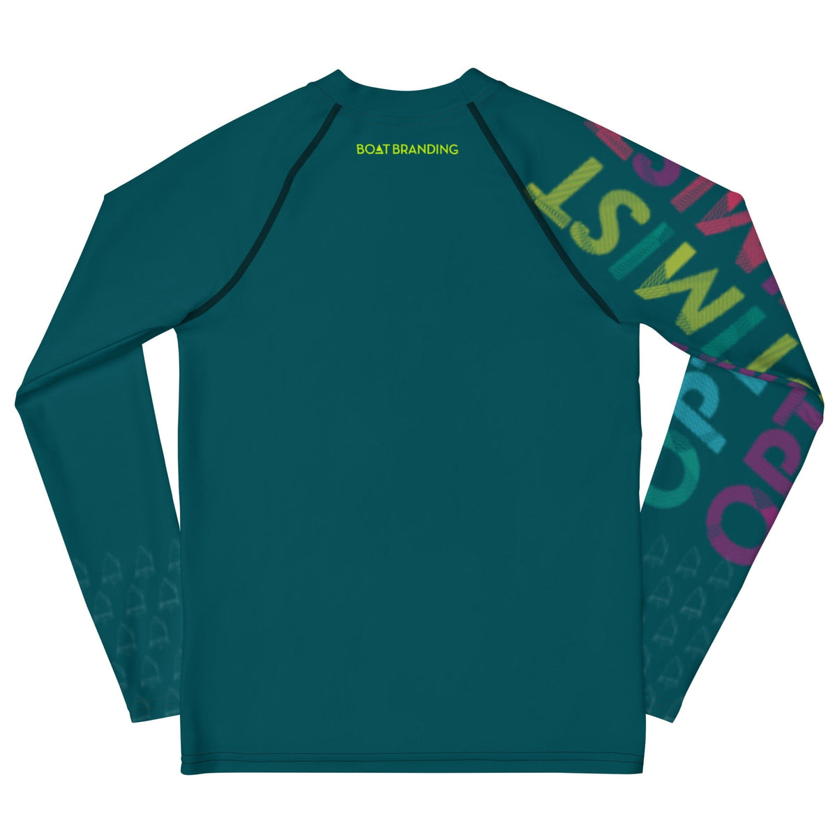 Boatbranding Rash Guard Optimist sailing design Youth Unisex Rash Guard - Long Sleeve Sailing-Gift Regatta Yacht Sailing-Lifestyle Sailing-Apparel Nautical-Fashion Nautical-Gear
