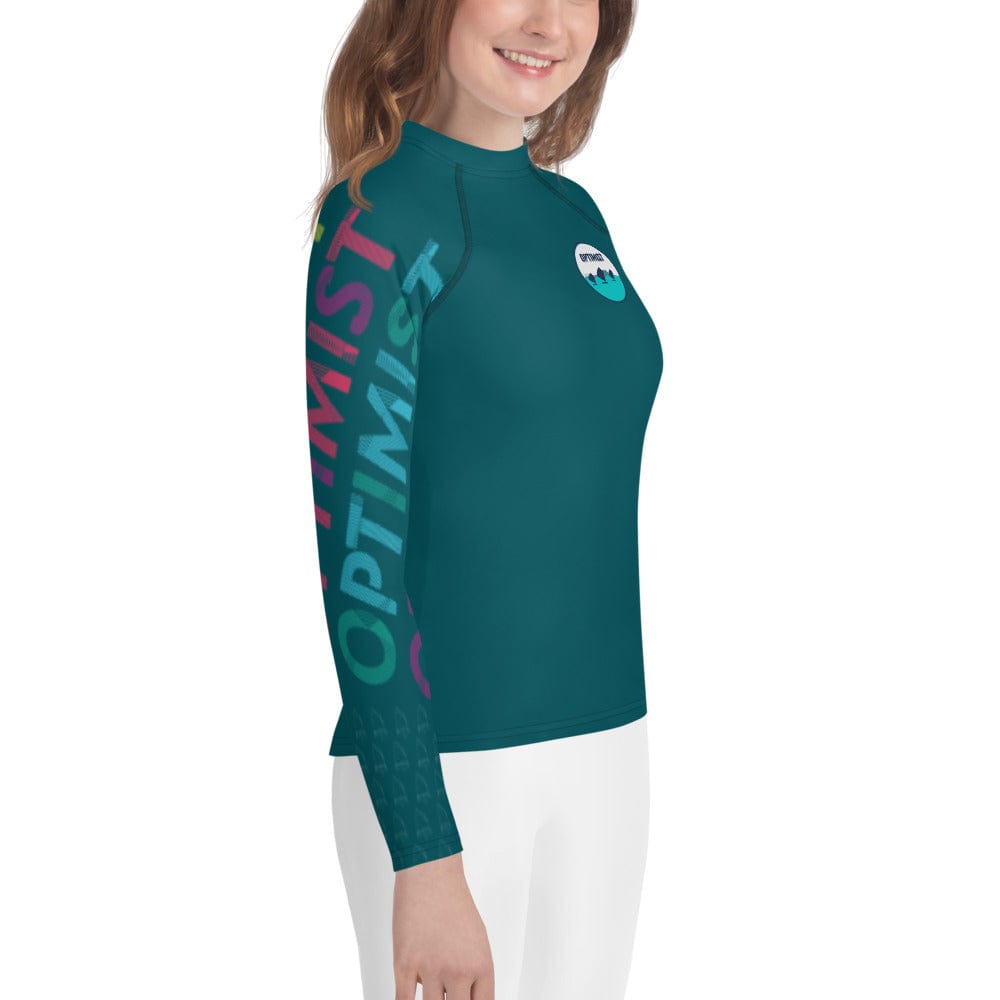 Boatbranding Rash Guard Optimist sailing patch design Youth Unisex Rash Guard - Long Sleeve Sailing-Gift Regatta Yacht Sailing-Lifestyle Sailing-Apparel Nautical-Fashion Nautical-Gear
