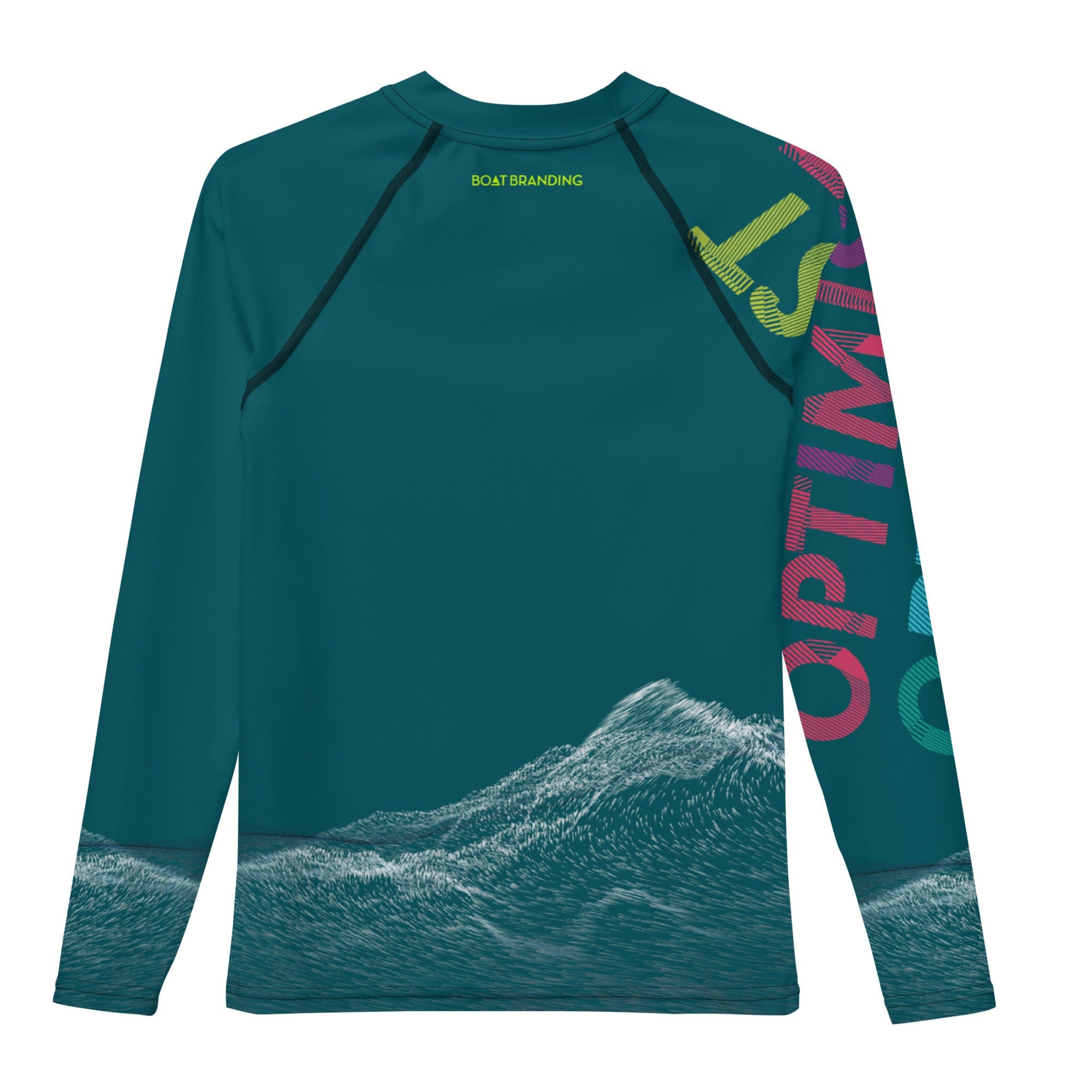 Boatbranding Rash Guard 8 Optimist yacht sailing design Youth unisex Rash Guard - Long Sleeve Sailing-Gift Regatta Yacht Sailing-Lifestyle Sailing-Apparel Nautical-Fashion Nautical-Gear