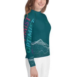 Boatbranding Rash Guard Optimist yacht sailing design Youth unisex Rash Guard - Long Sleeve Sailing-Gift Regatta Yacht Sailing-Lifestyle Sailing-Apparel Nautical-Fashion Nautical-Gear