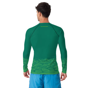 Boatbranding Rash Guard Sailing design Men's Rash Guard - Long Sleeve Keep the sea plastic free Sailing-Gift Regatta Yacht Sailing-Lifestyle Sailing-Apparel Nautical-Fashion Nautical-Gear