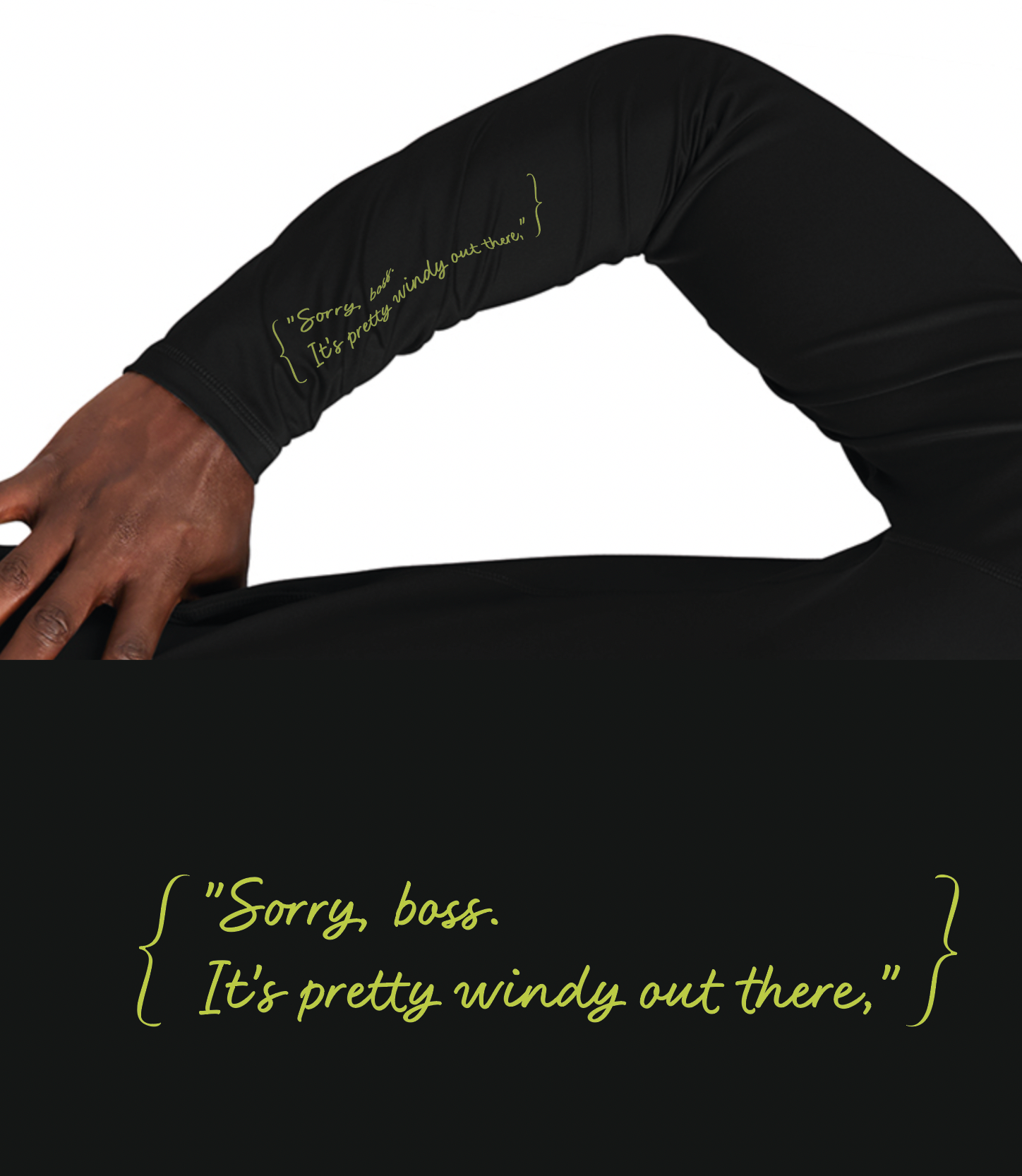 Boatbranding Rash Guard Sailing design  "sorry boss" Men's Rash Guard - Long Sleeve Sailing-Gift Regatta Yacht Sailing-Lifestyle Sailing-Apparel Nautical-Fashion Nautical-Gear