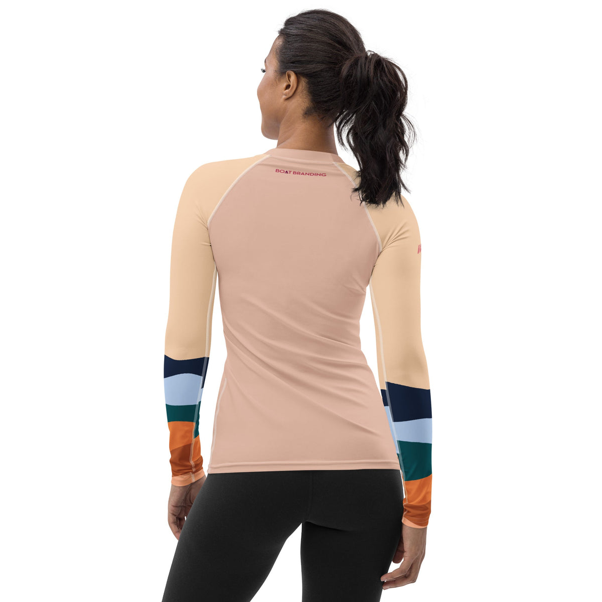 Boatbranding Rash Guard Windsurf sailing design women's Rash Guard - Long Sleeve Sailing-Gift Regatta Yacht Sailing-Lifestyle Sailing-Apparel Nautical-Fashion Nautical-Gear