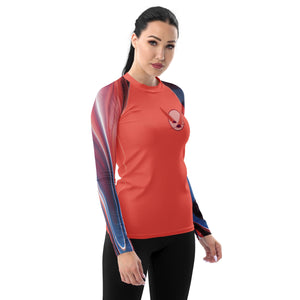 Boatbranding Rash Guard yacht sailing regatta design women's Rash Guard - Long Sleeve Sailing-Gift Regatta Yacht Sailing-Lifestyle Sailing-Apparel Nautical-Fashion Nautical-Gear