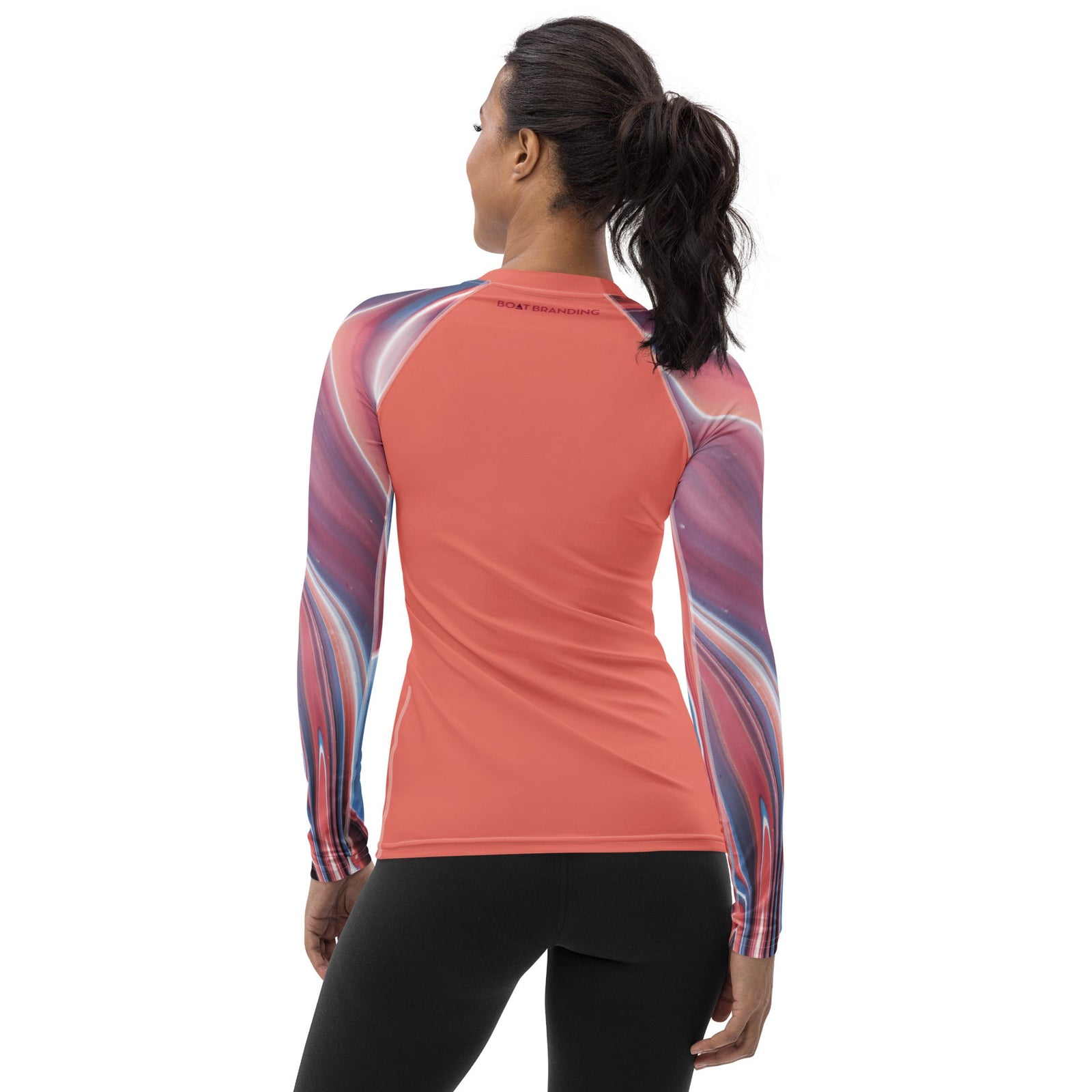 Boatbranding Rash Guard XS yacht sailing regatta design women's Rash Guard - Long Sleeve Sailing-Gift Regatta Yacht Sailing-Lifestyle Sailing-Apparel Nautical-Fashion Nautical-Gear