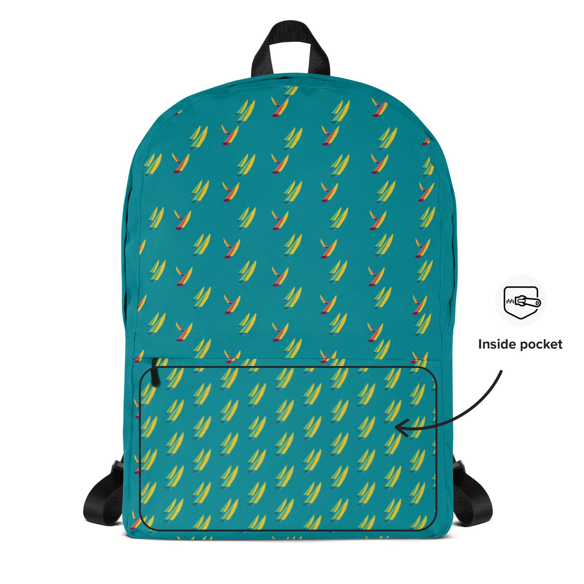 Boatbranding Sailing Backpack B Sailing-Gift Regatta Yacht Sailing-Lifestyle Sailing-Apparel Nautical-Fashion Nautical-Gear