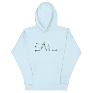 Boatbranding Sky Blue / S Sail Unisex Hoodie Sailing-Gift Regatta Yacht Sailing-Lifestyle Sailing-Apparel Nautical-Fashion Nautical-Gear