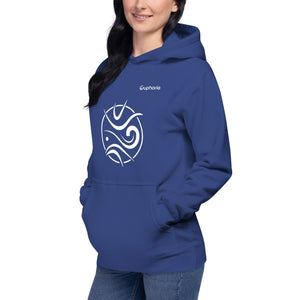 Boatbranding Unisex Hoodie Euphoria Sailing-Gift Regatta Yacht Sailing-Lifestyle Sailing-Apparel Nautical-Fashion Nautical-Gear