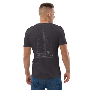 Boatbranding Unisex organic cotton t-shirt Euphoria Sailing-Gift Regatta Yacht Sailing-Lifestyle Sailing-Apparel Nautical-Fashion Nautical-Gear