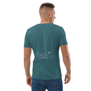 Boatbranding Unisex organic cotton t-shirt Euphoria Sailing-Gift Regatta Yacht Sailing-Lifestyle Sailing-Apparel Nautical-Fashion Nautical-Gear