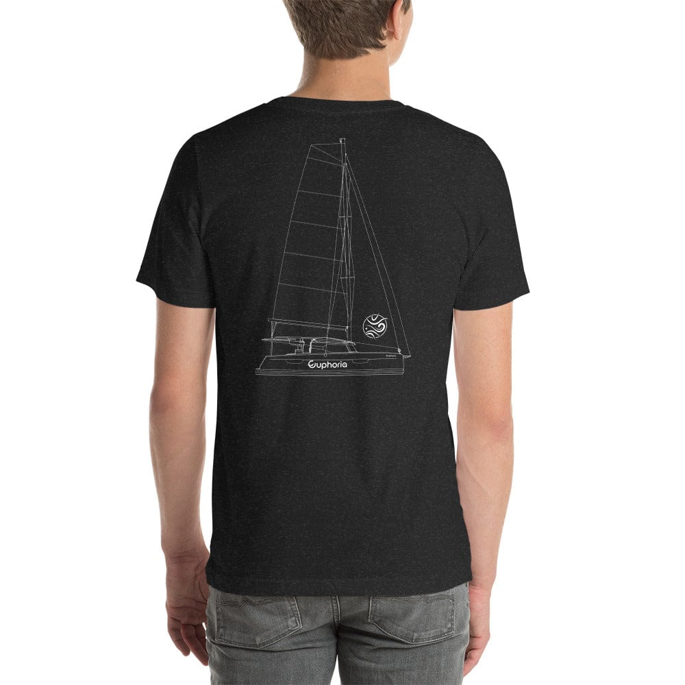 Boatbranding Unisex t-shirt Euphoria Sailing-Gift Regatta Yacht Sailing-Lifestyle Sailing-Apparel Nautical-Fashion Nautical-Gear