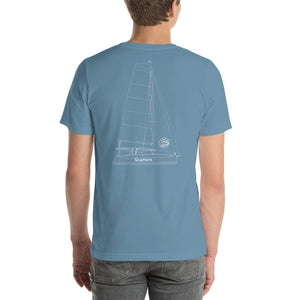 Boatbranding Unisex t-shirt Euphoria Sailing-Gift Regatta Yacht Sailing-Lifestyle Sailing-Apparel Nautical-Fashion Nautical-Gear