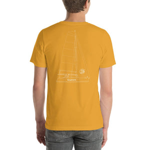 Boatbranding Unisex t-shirt Euphoria Sailing-Gift Regatta Yacht Sailing-Lifestyle Sailing-Apparel Nautical-Fashion Nautical-Gear