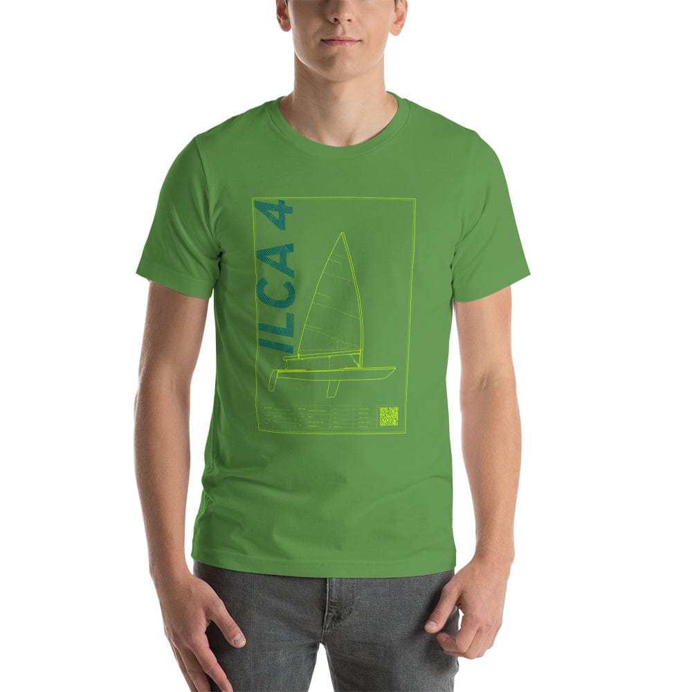 Boatbranding Unisex t-shirt ILCA 4 / Laser 4.7 Sailing-Gift Regatta Yacht Sailing-Lifestyle Sailing-Apparel Nautical-Fashion Nautical-Gear
