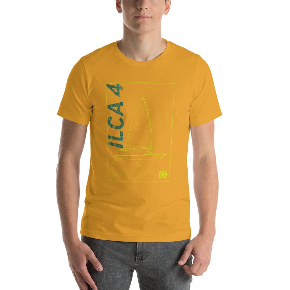 Boatbranding Unisex t-shirt ILCA 4 / Laser 4.7 Sailing-Gift Regatta Yacht Sailing-Lifestyle Sailing-Apparel Nautical-Fashion Nautical-Gear
