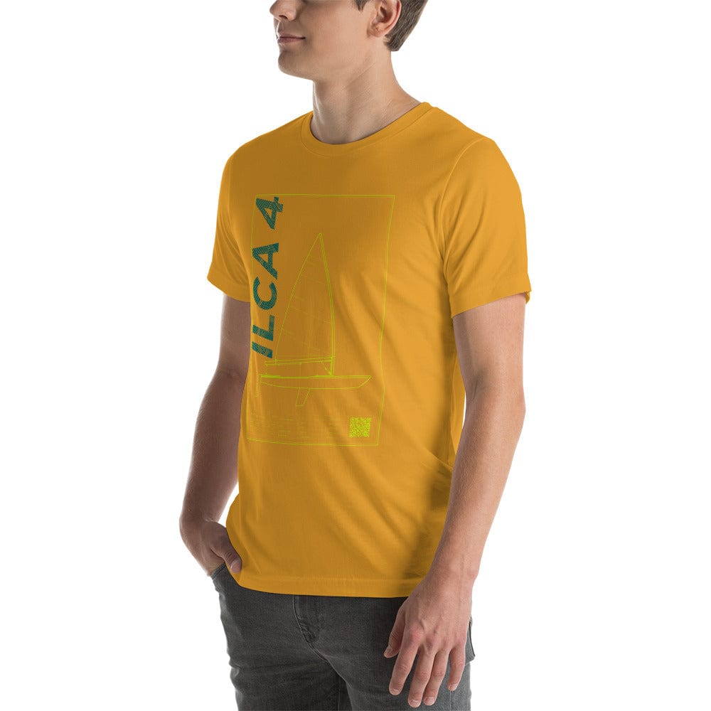 Boatbranding Unisex t-shirt ILCA 4 / Laser 4.7 Sailing-Gift Regatta Yacht Sailing-Lifestyle Sailing-Apparel Nautical-Fashion Nautical-Gear