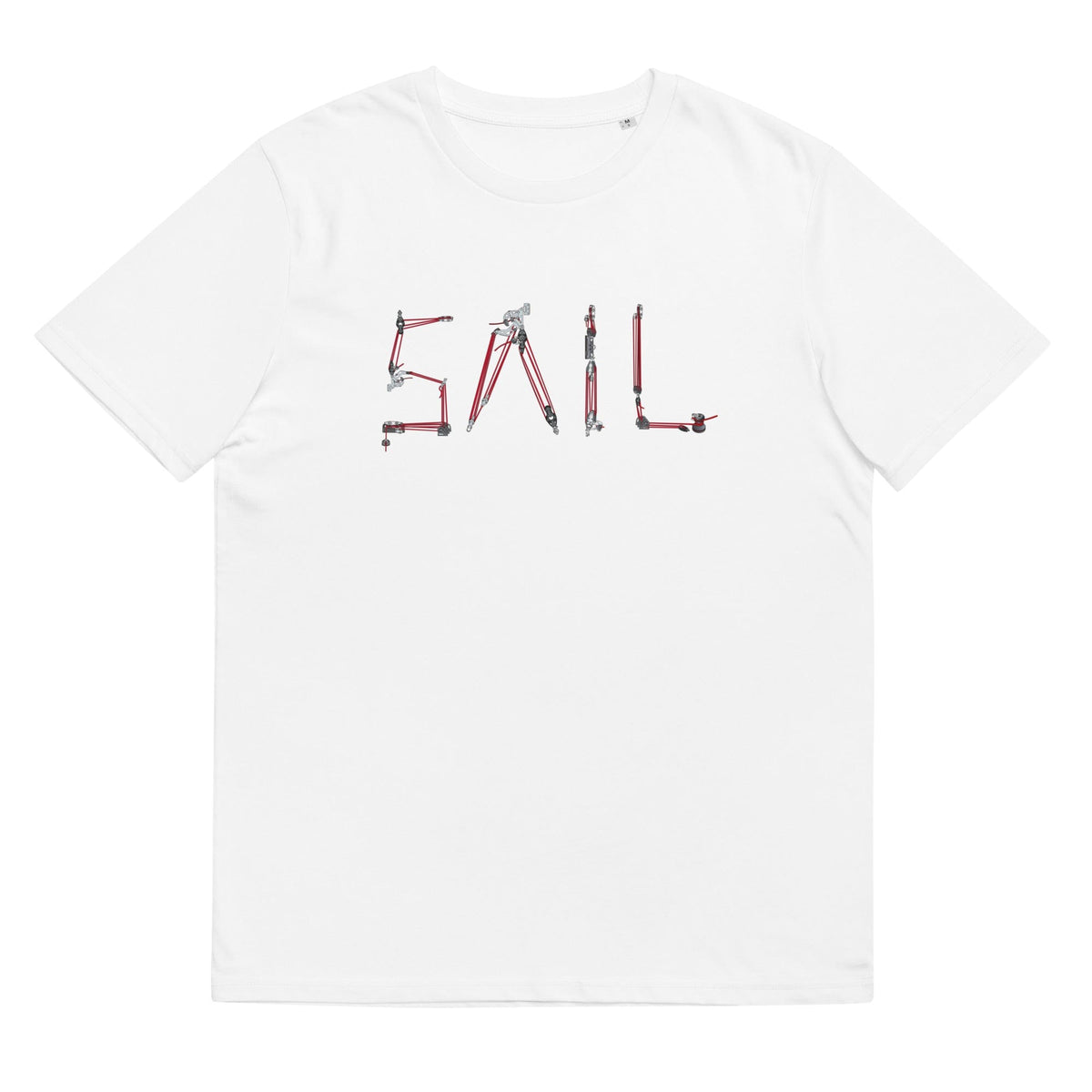 Boatbranding White / S SAIL Unisex organic cotton t-shirt Sailing-Gift Regatta Yacht Sailing-Lifestyle Sailing-Apparel Nautical-Fashion Nautical-Gear