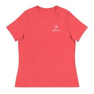 Boatbranding Women's Relaxed T-Shirt Euphoria Sailing-Gift Regatta Yacht Sailing-Lifestyle Sailing-Apparel Nautical-Fashion Nautical-Gear