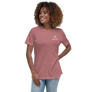 Boatbranding Women's Relaxed T-Shirt Euphoria Sailing-Gift Regatta Yacht Sailing-Lifestyle Sailing-Apparel Nautical-Fashion Nautical-Gear