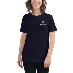 Boatbranding Women's Relaxed T-Shirt Euphoria Sailing-Gift Regatta Yacht Sailing-Lifestyle Sailing-Apparel Nautical-Fashion Nautical-Gear