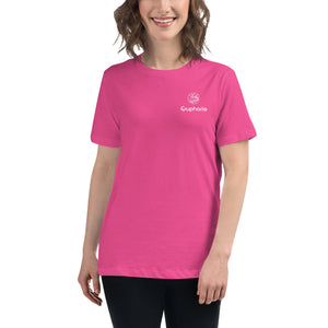 Boatbranding Women's Relaxed T-Shirt Euphoria Sailing-Gift Regatta Yacht Sailing-Lifestyle Sailing-Apparel Nautical-Fashion Nautical-Gear