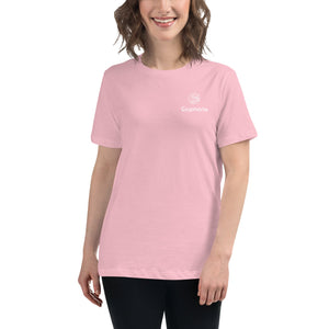 Boatbranding Women's Relaxed T-Shirt Euphoria Sailing-Gift Regatta Yacht Sailing-Lifestyle Sailing-Apparel Nautical-Fashion Nautical-Gear