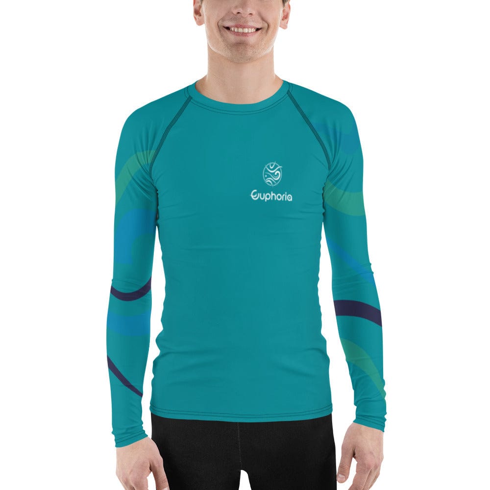 Boatbranding XS Euphoria Men's Rash Guard Sailing-Gift Regatta Yacht Sailing-Lifestyle Sailing-Apparel Nautical-Fashion Nautical-Gear