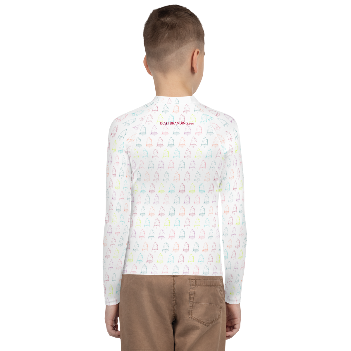 Custom 1.1 Youth Unisex Rash Guard Sailing Optimist