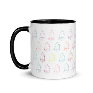 Custom Mug Sailing Optimist (Color Inside)