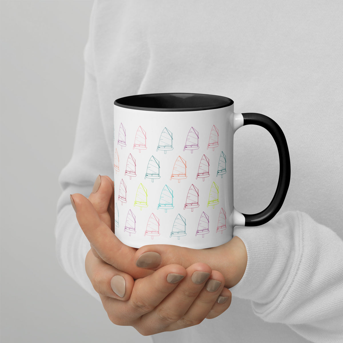 Custom Mug Sailing Optimist (Color Inside)