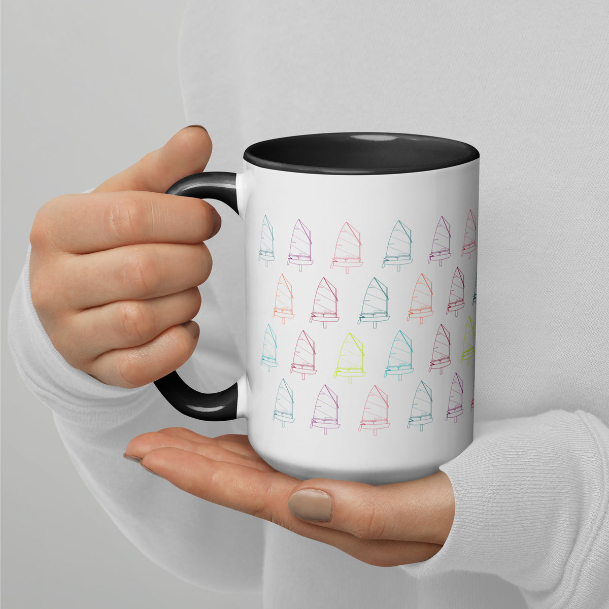Custom Mug Sailing Optimist (Color Inside)