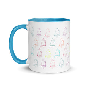 Custom Mug Sailing Optimist (Color Inside)