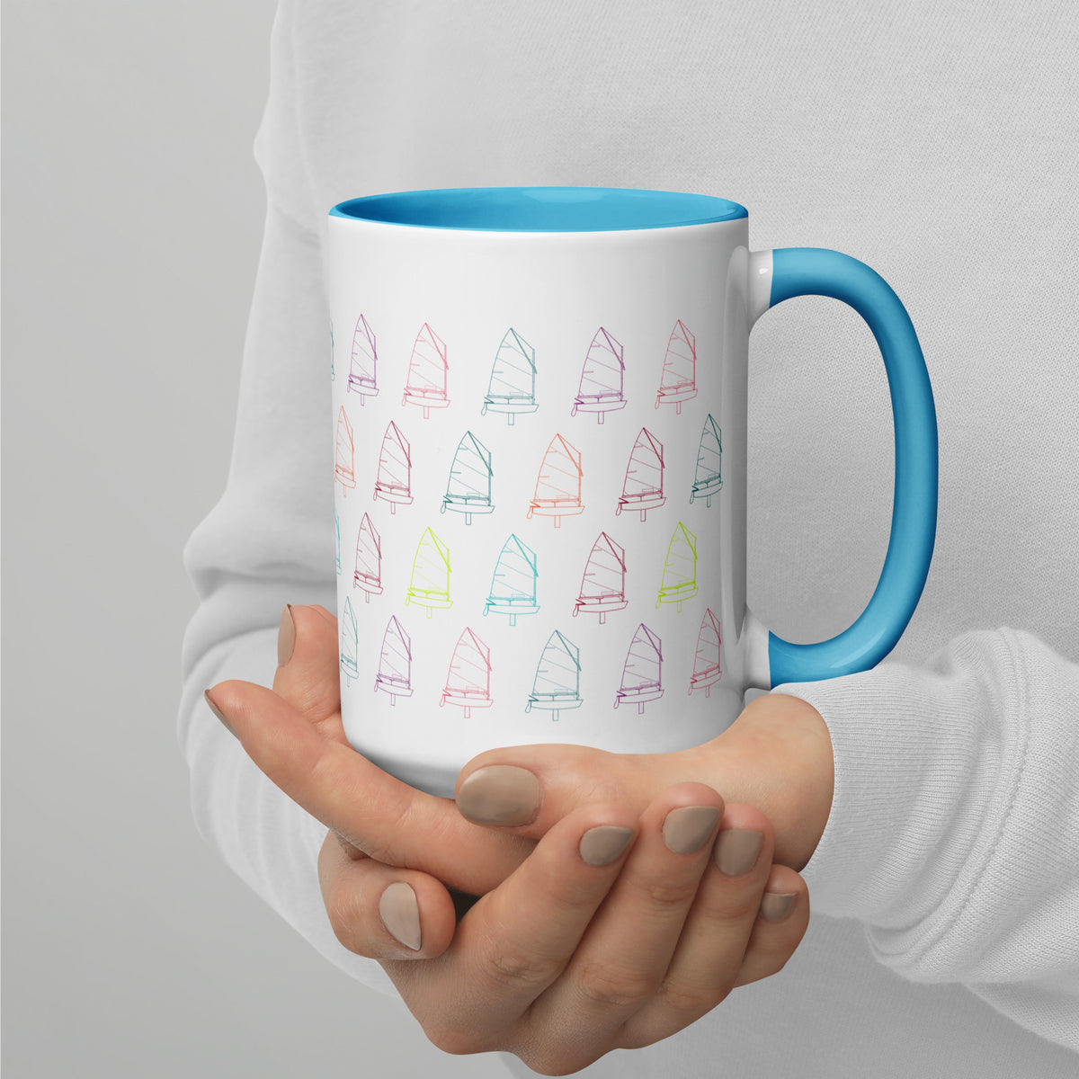Custom Mug Sailing Optimist (Color Inside)
