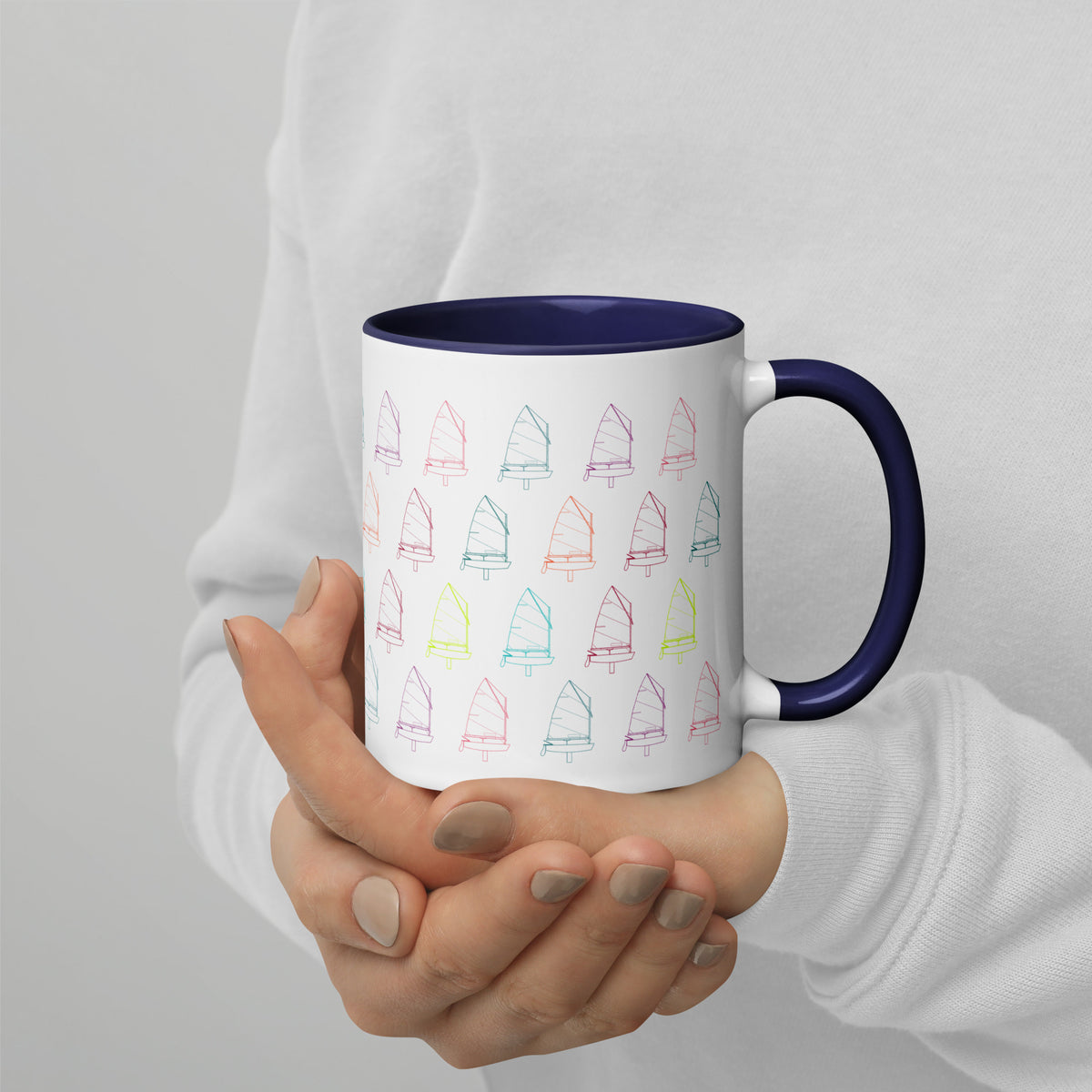 Custom Mug Sailing Optimist (Color Inside)