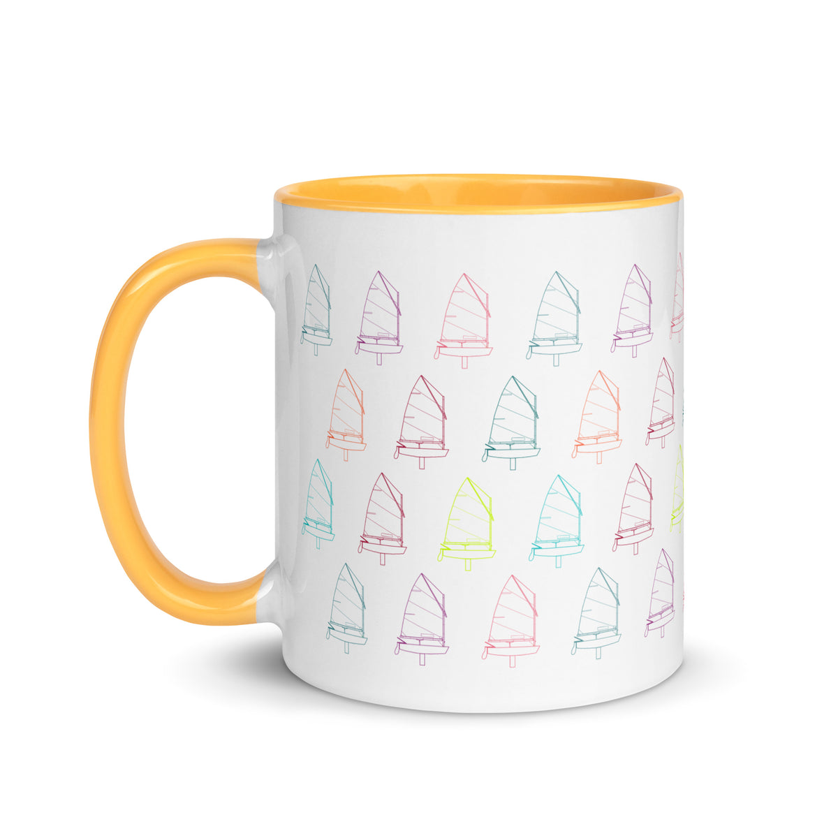 Custom Mug Sailing Optimist (Color Inside)
