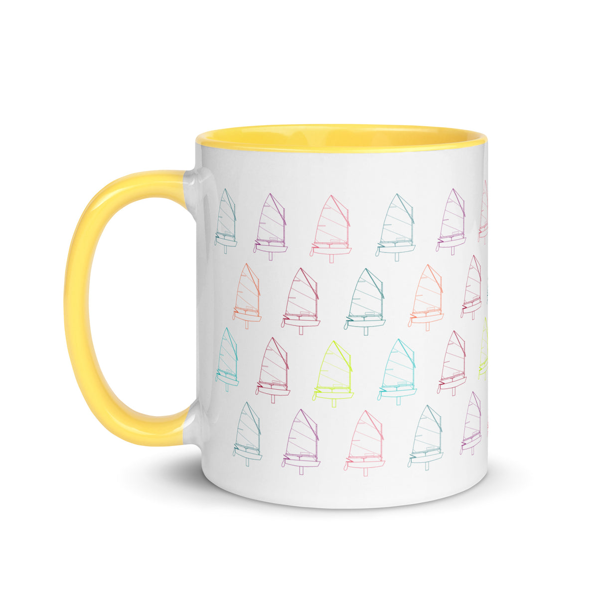Custom Mug Sailing Optimist (Color Inside)
