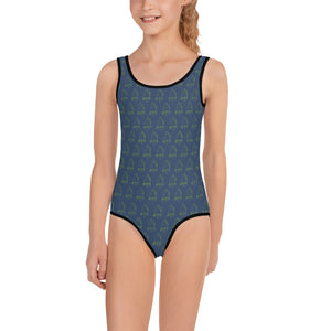 Optimist All-Over Print Kids Swimsuit (2T-7T)