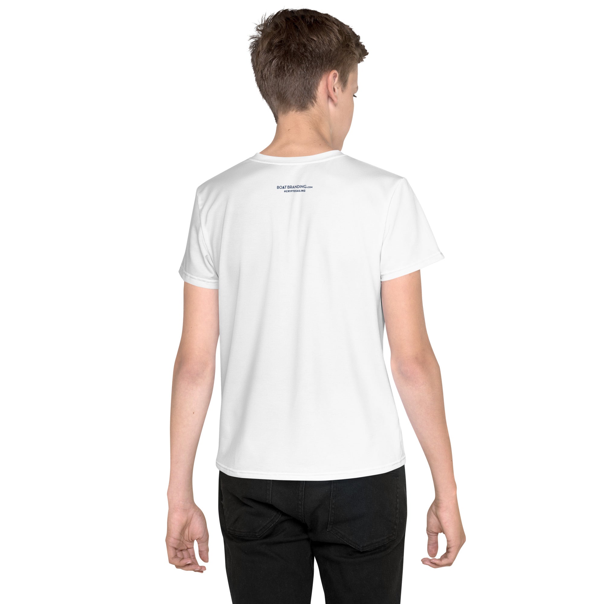 Youth crew neck t-shirt. (8T-20T) (Unisex)