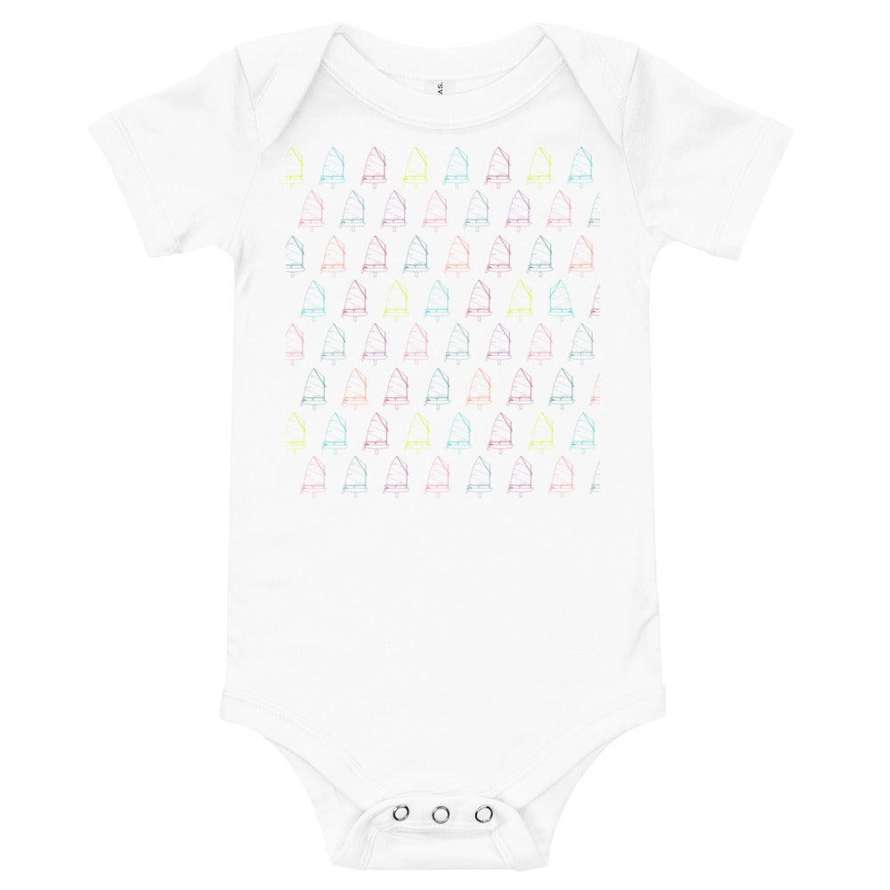 Optimist Baby short sleeve one piece (3M-24M) (100% Cotton)
