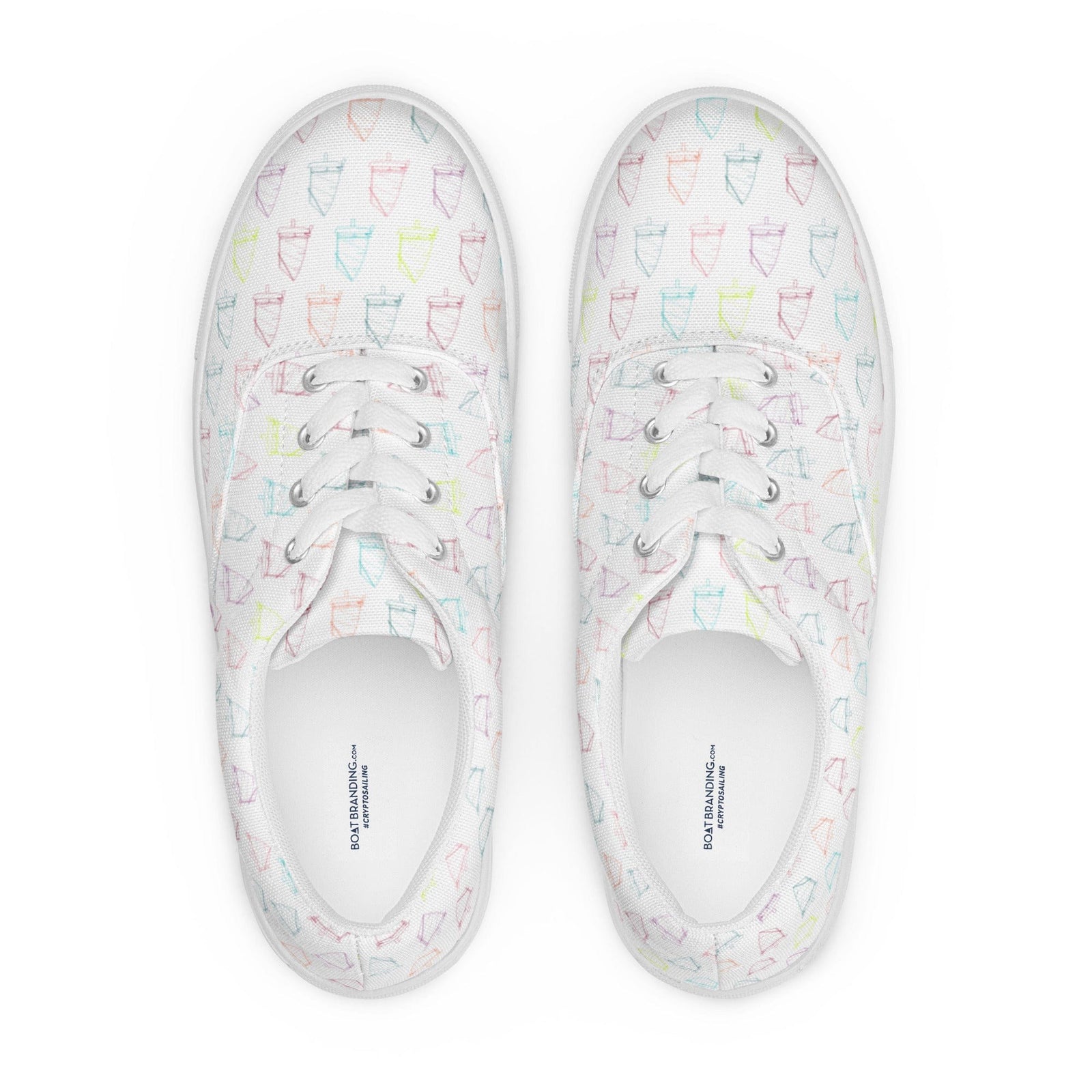 Boatbranding 5 Optimist Women’s lace-up canvas shoes Sailing-Gift Regatta Yacht Sailing-Lifestyle Sailing-Apparel Nautical-Fashion Nautical-Gear