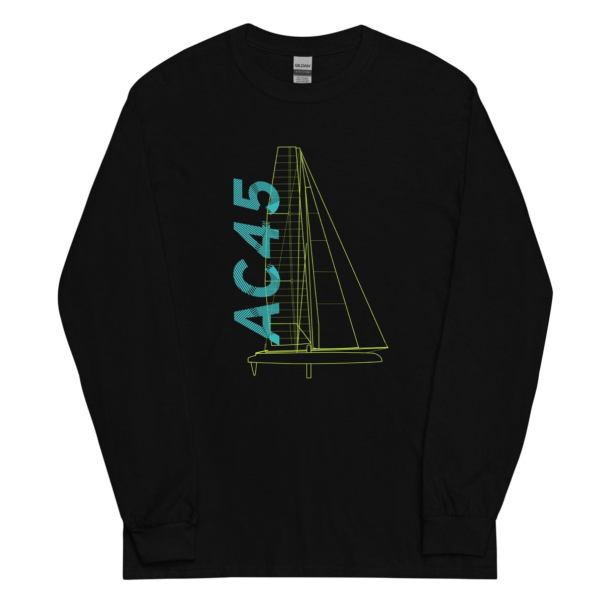 Boatbranding AC45 Men’s Long Sleeve Shirt Sailing-Gift Regatta Yacht Sailing-Lifestyle Sailing-Apparel Nautical-Fashion Nautical-Gear