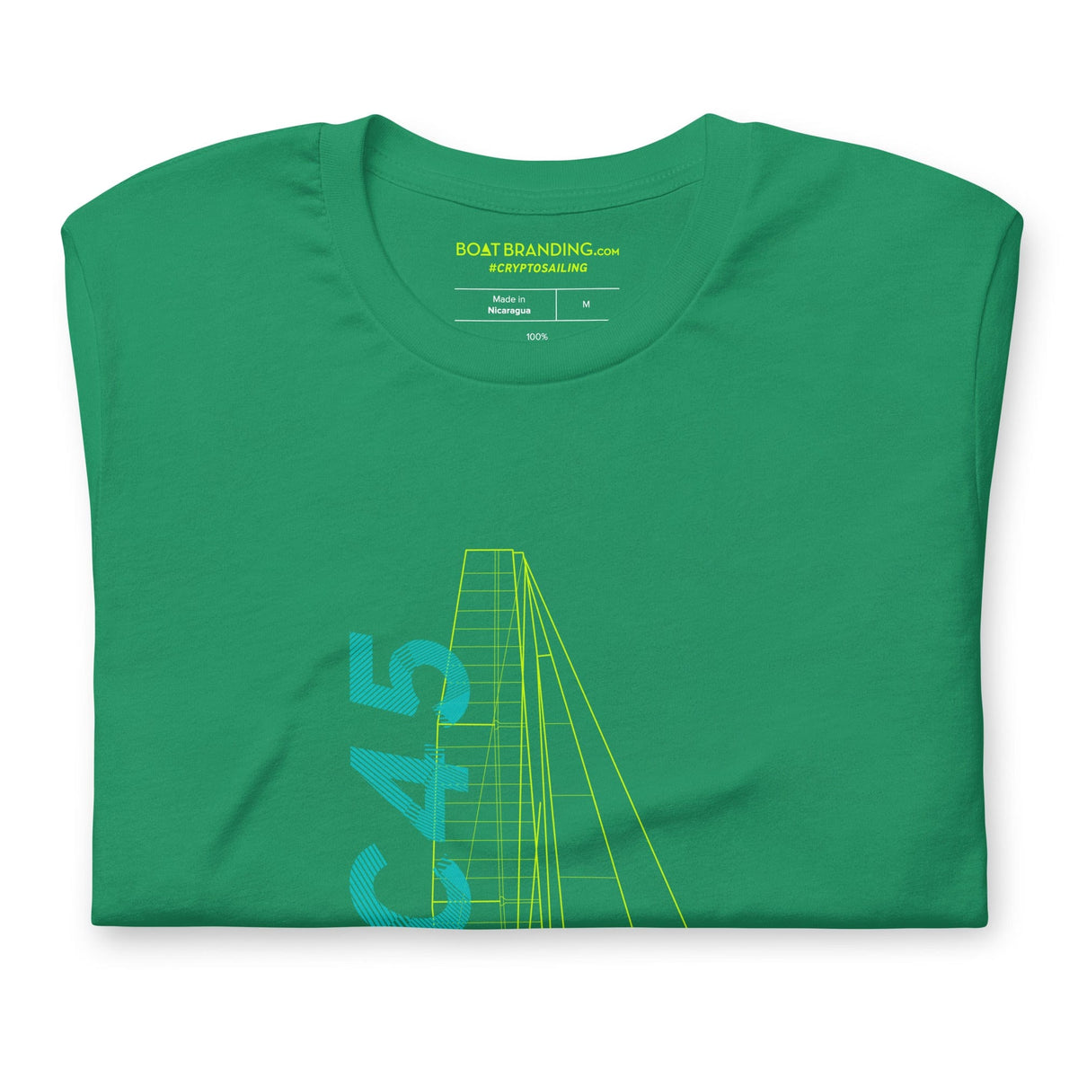 Boatbranding AC45 Unisex t-shirt Sailing-Gift Regatta Yacht Sailing-Lifestyle Sailing-Apparel Nautical-Fashion Nautical-Gear